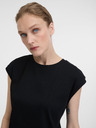 Orsay Črna ženska crop majica s kratkimi rokavi ORSAY