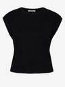 Orsay Črna ženska crop majica s kratkimi rokavi ORSAY