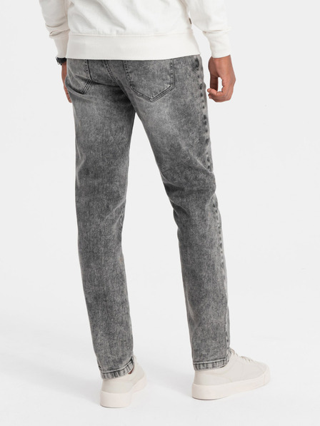 Ombre Clothing Sive moške kavbojke ravnega kroja Ombre Clothing