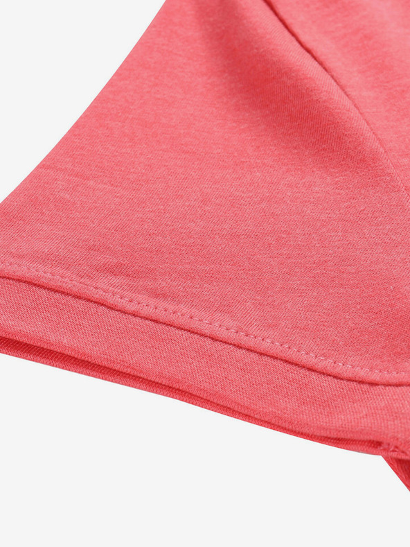 ALPINE PRO ALPINE PRO Nega Rdeča ženska športna majica s potiskom