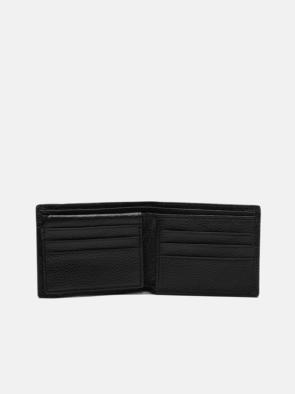 Edoti Črna moška usnjena denarnica Edoti