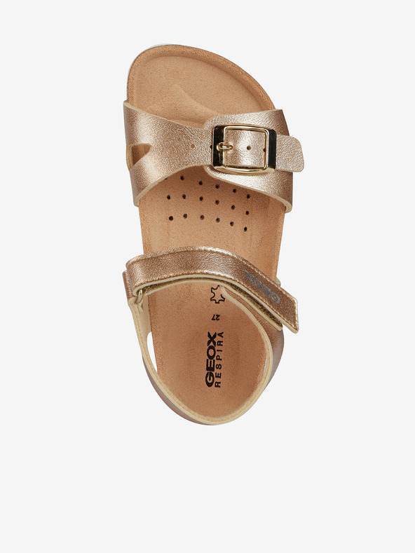 Geox Dekliški sandali zlatorumene barve Geox Adriel