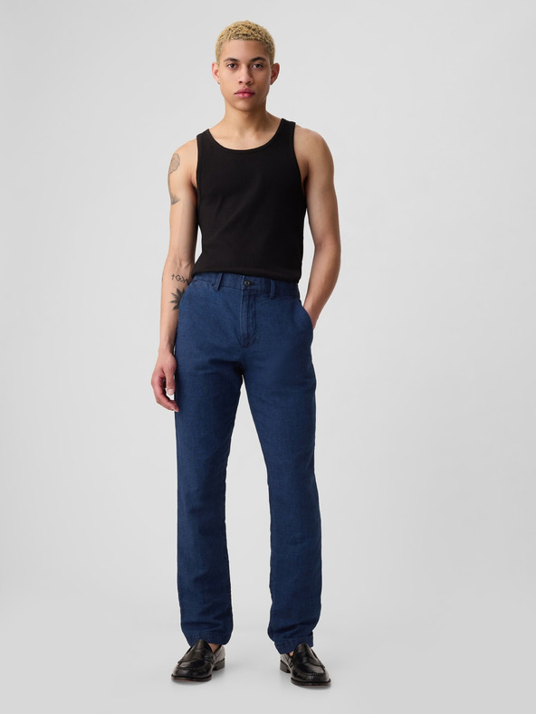 GAP Lanene slim hlače GAP