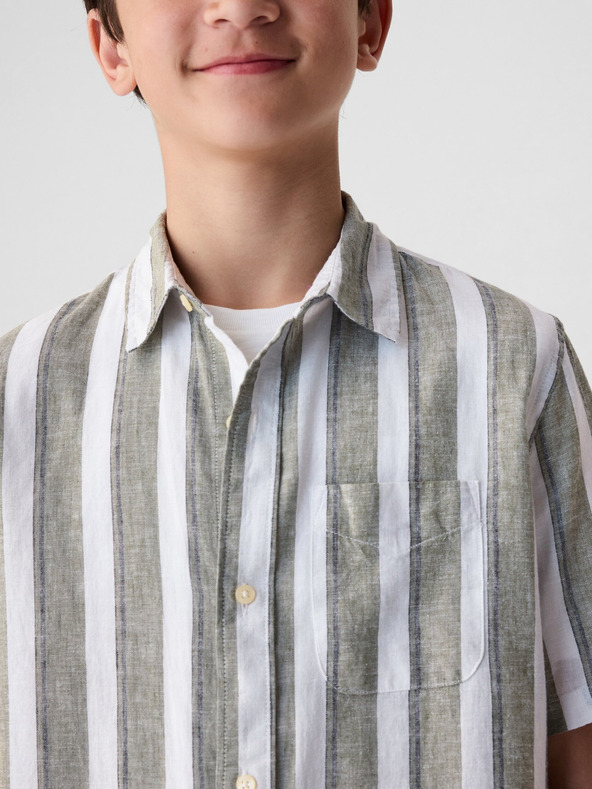 GAP Otroška platnena srajca GAP