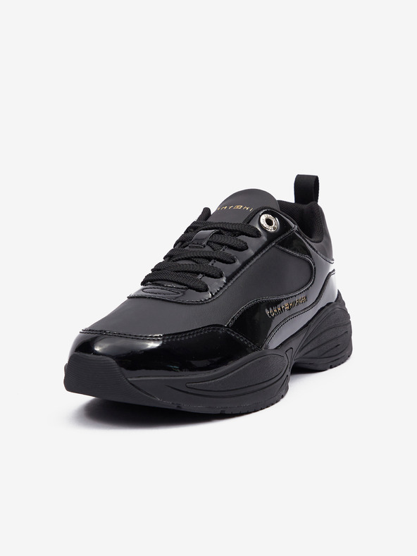 Tommy Hilfiger Womens Chunky Runner Patent Superge