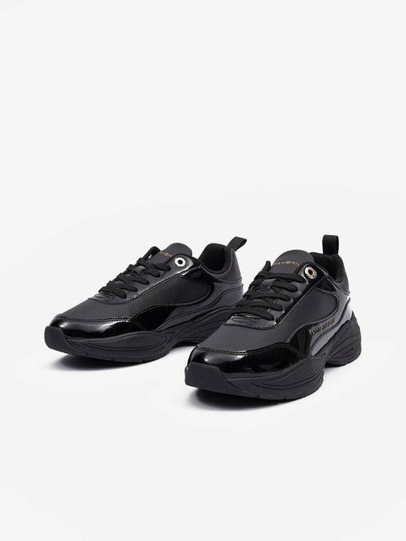 Tommy Hilfiger Womens Chunky Runner Patent Superge