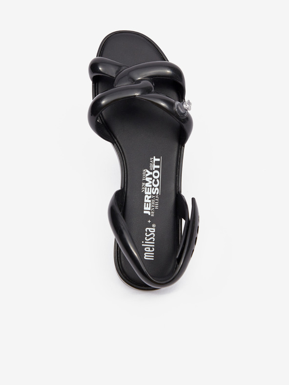 Melissa Črne ženske sandale Melissa Tube Sandal + Jeremy Scott