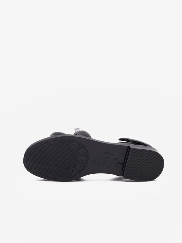 Melissa Črne ženske sandale Melissa Tube Sandal + Jeremy Scott