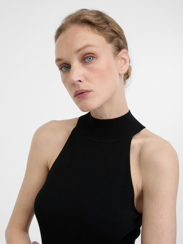 Orsay Črna ženska majica brez rokavov ORSAY