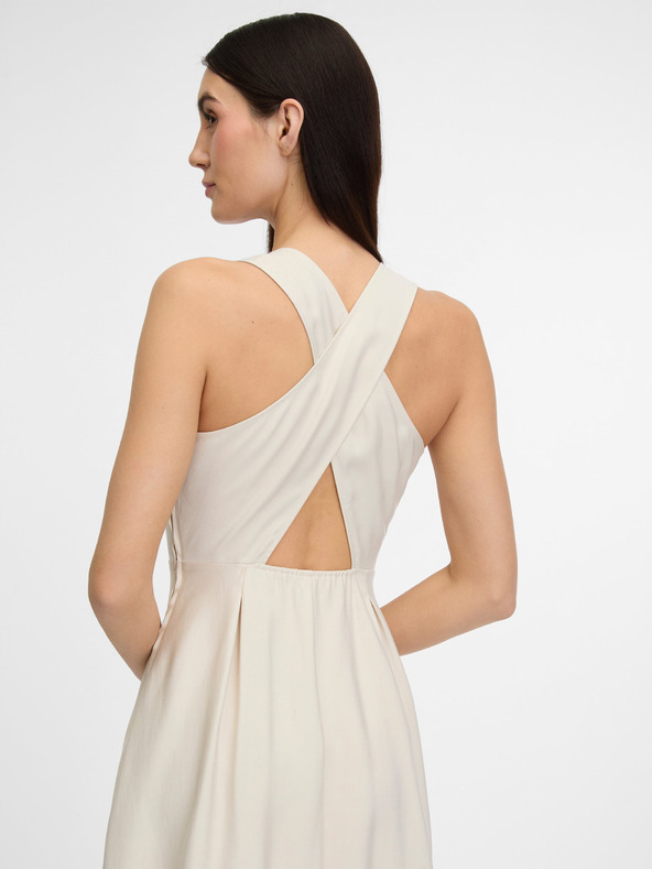 Orsay Krem ženska obleka ORSAY