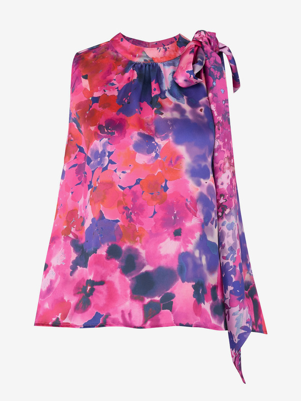 Orsay Vijolična ženska cvetlična majica ORSAY