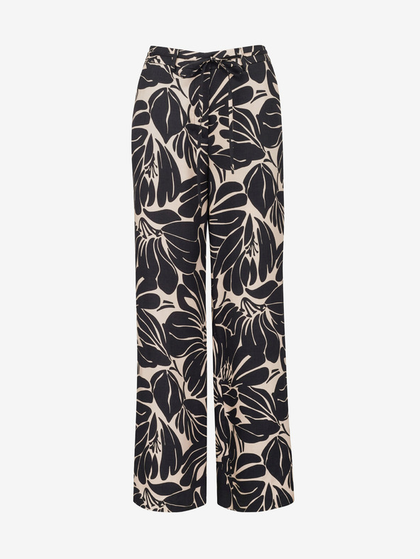 Orsay Črne ženske vzorčaste hlače ORSAY