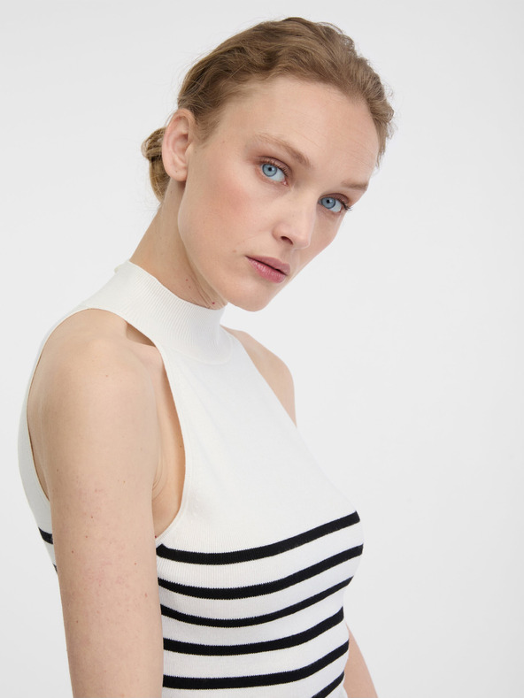 Orsay Bela ženska majica brez rokavov ORSAY