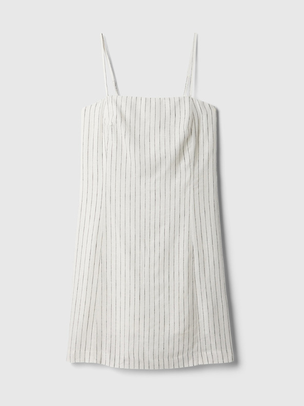 GAP Lanene mini obleke GAP