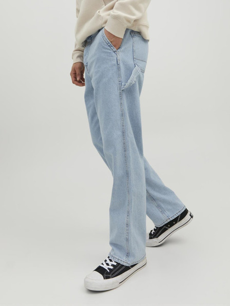 Jack & Jones Svetlo modre moške kavbojke ravnega kroja Jack & Jones Eddie