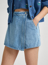 Pepe Jeans Modre ženske kratke hlače iz džinsa Pepe Jeans