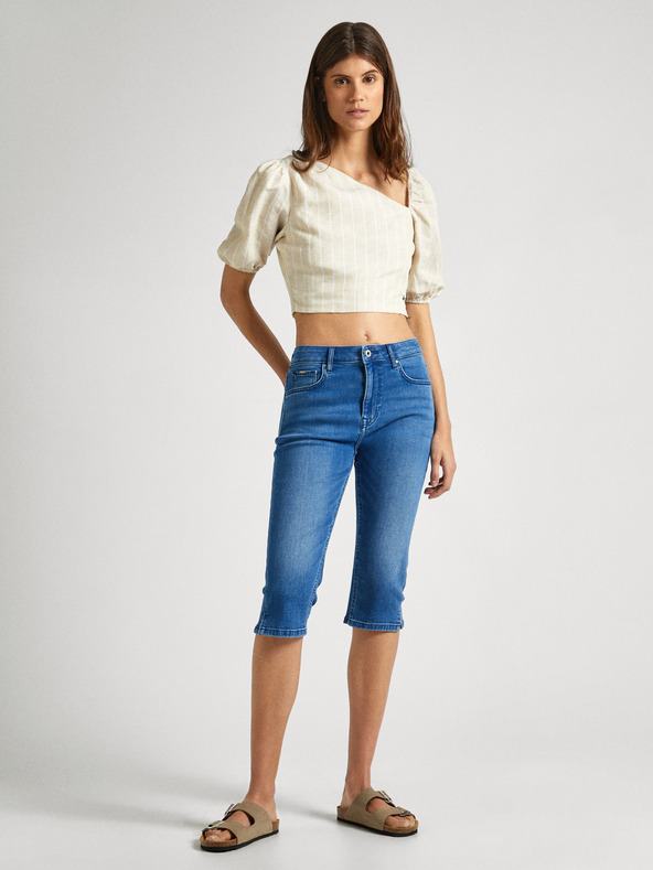 Pepe Jeans Modre ženske kratke hlače Pepe Jeans