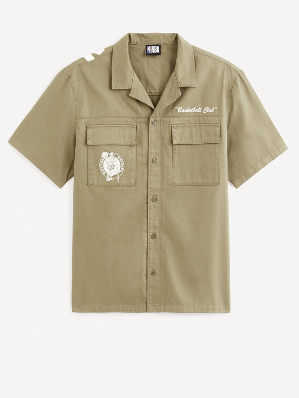 Celio Kaki moška majica Celio Boston Celtics