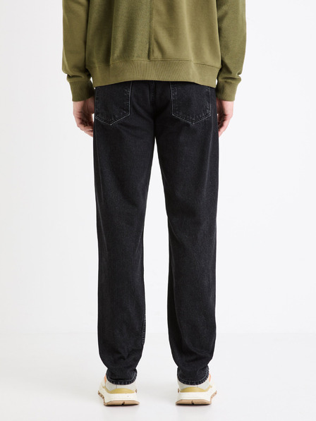 Celio Črne moške kavbojke Celio C15 straight Fodroit 30