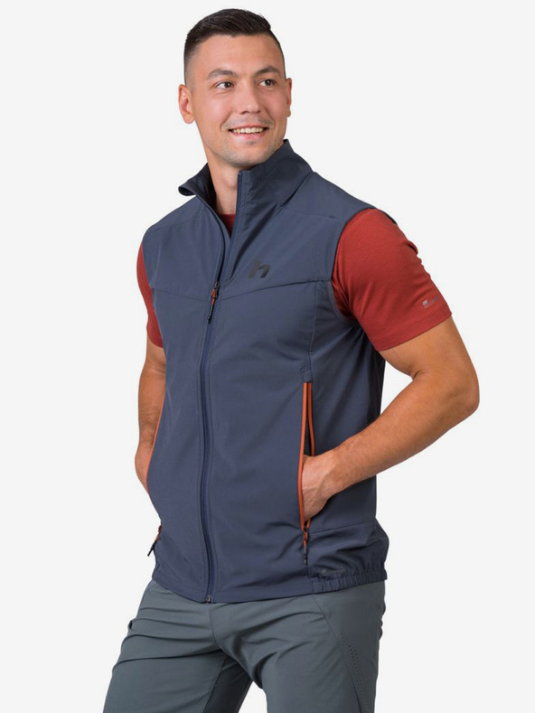 Hannah Temno moder moški telovnik Hannah Seumas