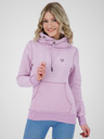 Alife and Kickin Svetlo vijolična ženska jopa s kapuco Alife and Kickin