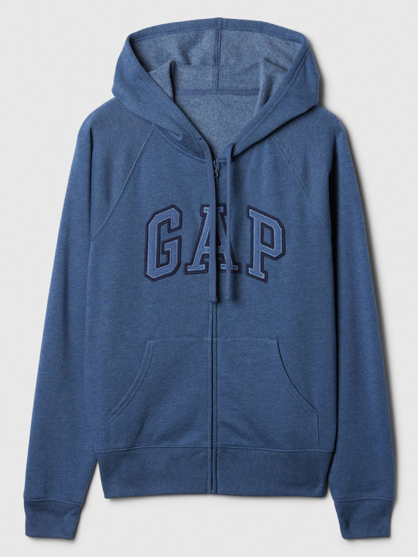 GAP Mikina z logotipom Gap na zadrgo