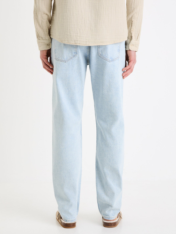 Celio Svetlo modre moške kavbojke Celio C15 straight Fodroit 30