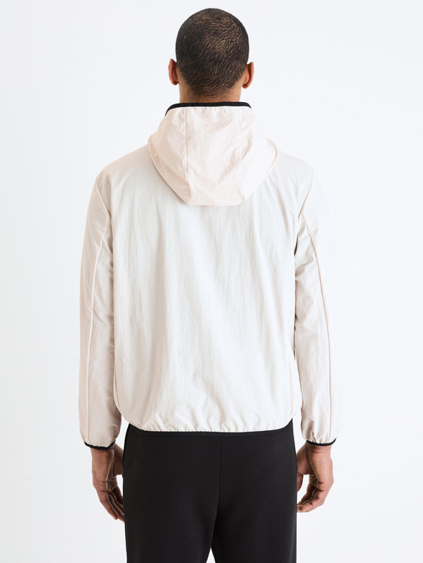 Celio Bela moška jakna s kapuco Celio Gutrack