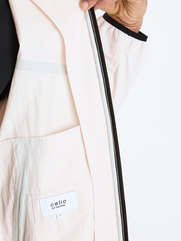 Celio Bela moška jakna s kapuco Celio Gutrack