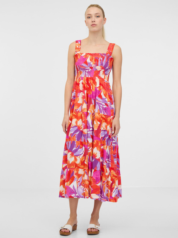 Orsay Temno roza ženska maxi obleka ORSAY