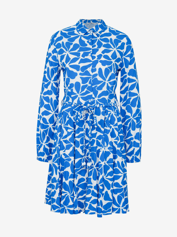 Orsay Modra ženska srajčna obleka ORSAY