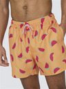ONLY & SONS Oranžne moške vzorčaste kopalke ONLY & SONS Ted
