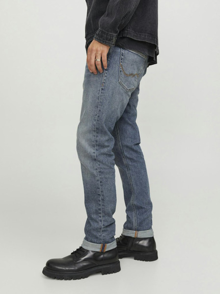 Jack & Jones Modre moške kavbojke tankega kroja Jack & Jones Glenn