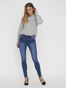 Vero Moda Modre ženske skinny fit kavbojke VERO MODA Tanya
