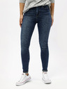 Vero Moda Modre oprijete kavbojke VERO MODA Sophia