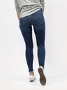 Vero Moda Modre oprijete kavbojke VERO MODA Sophia