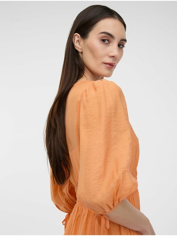 Orsay Oranžna ženska midi obleka ORSAY