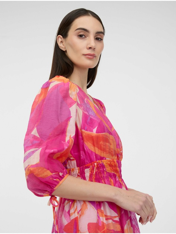 Orsay Temno roza ženska midi obleka ORSAY