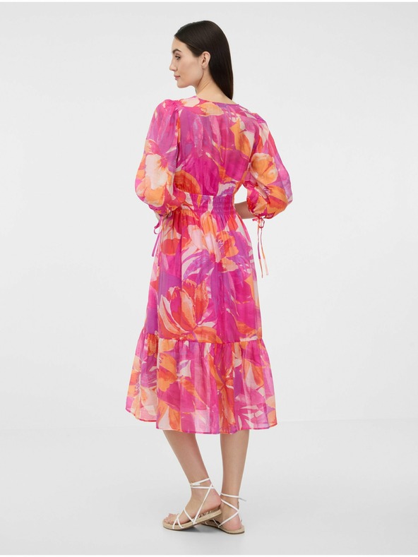 Orsay Temno roza ženska midi obleka ORSAY