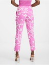 Orsay Belo-roza ženske hlače z vzorcem ORSAY