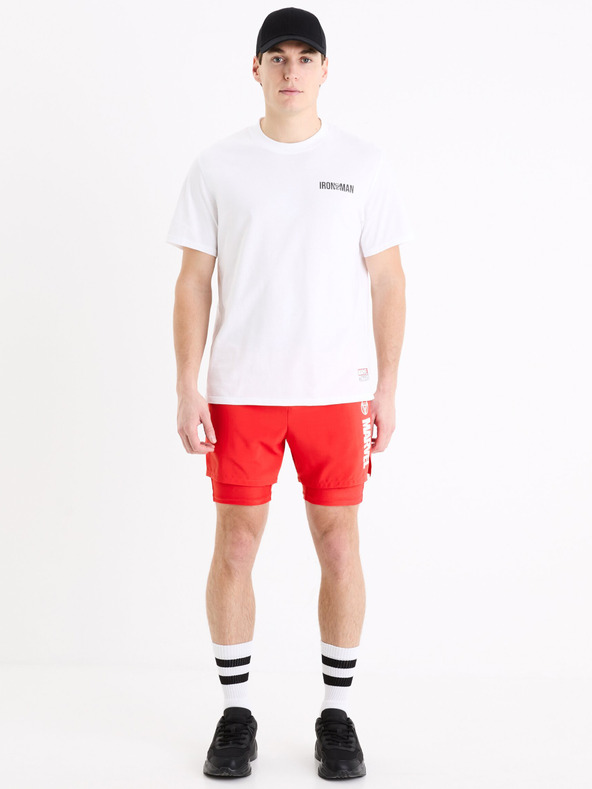 Celio Bela moška majica s potiskom Celio Marvel Iron Man