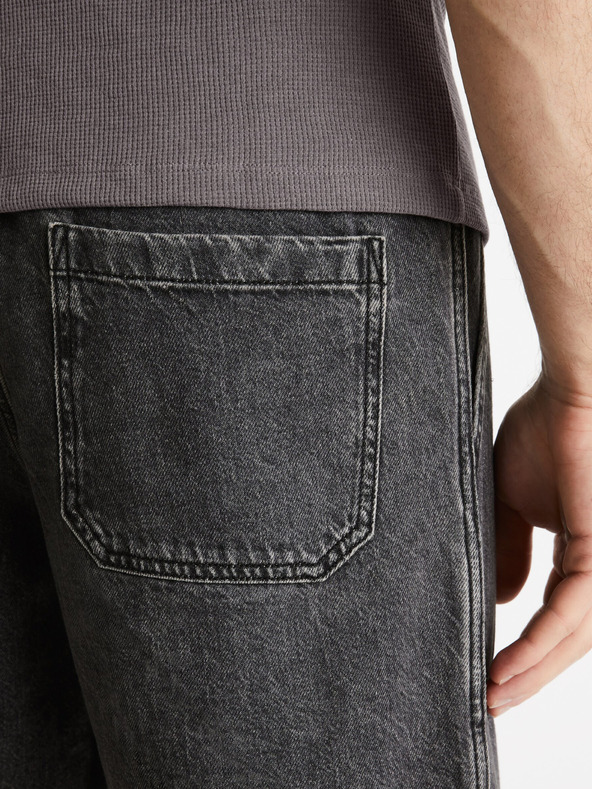 Celio Črne moške kratke hlače iz džinsa Celie Domalobm4