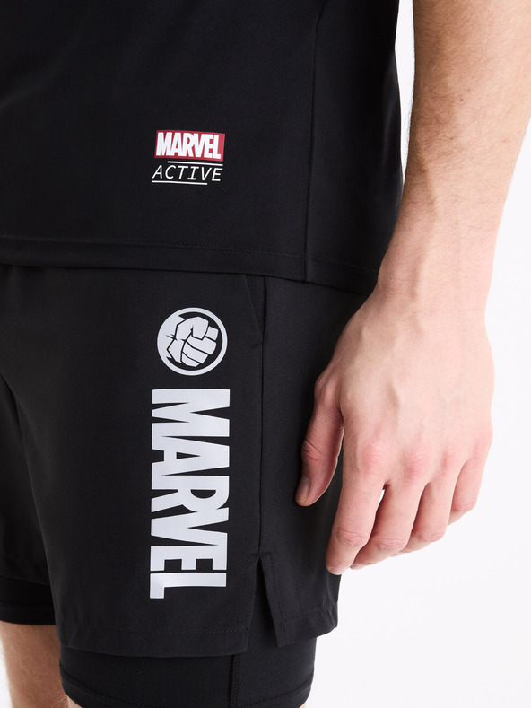 Celio Črne športne hlače Celio Marvel Hulk