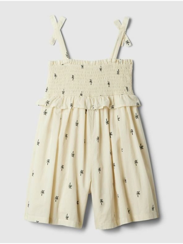 GAP Otroška vzorčasta kombinezonska obleka GAP