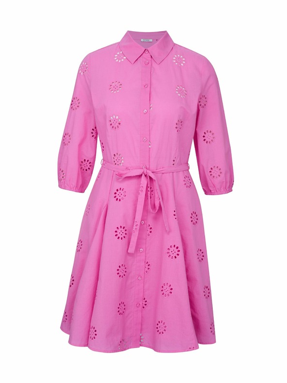 Orsay Rožnata ženska srajčna obleka ORSAY