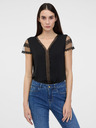 Orsay Črna ženska majica s kratkimi rokavi ORSAY