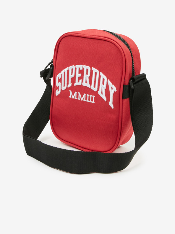 SuperDry Rdeča moška majhna torbica za čez ramo s Superdry Side Bag