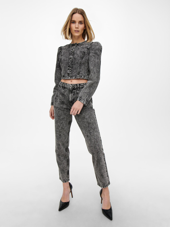 Jacqueline de Yong JDY Drew sive kavbojke ravnega kroja