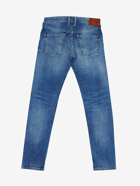 Pepe Jeans Modre moške slim fit kavbojke Pepe Jeans Hatch