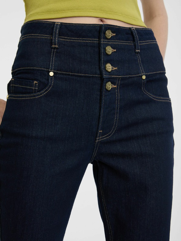 Orsay Temno modre ženske skinny jeans hlače ORSAY